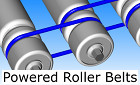 powered roller conveyor belts